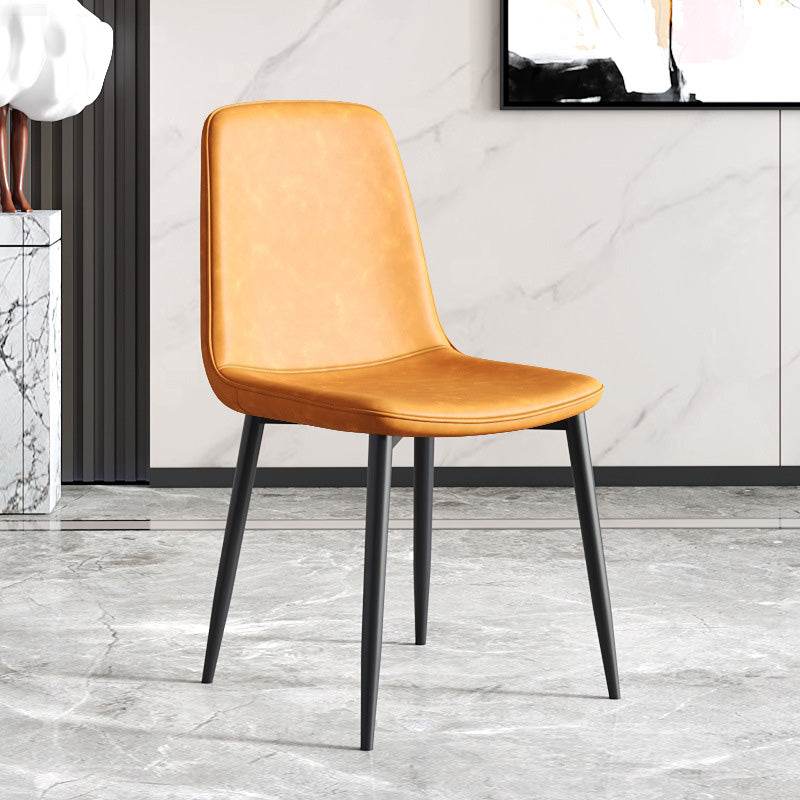 Metal Modern Contemporary Kitchen Chair Dining Room Side Parsons Chair