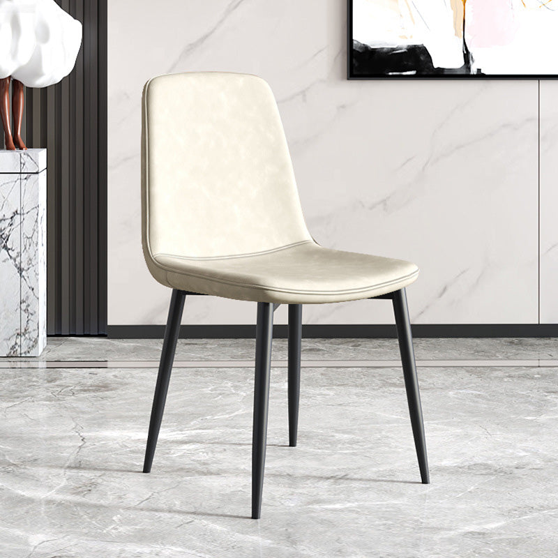 Metal Modern Contemporary Kitchen Chair Dining Room Side Parsons Chair