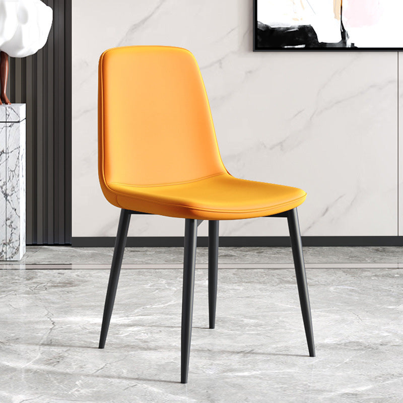 Metal Modern Contemporary Kitchen Chair Dining Room Side Parsons Chair