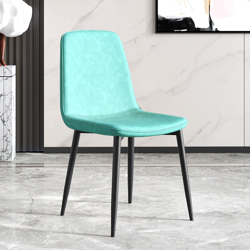 Metal Modern Contemporary Kitchen Chair Dining Room Side Parsons Chair