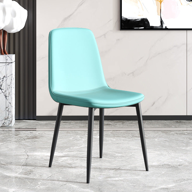 Metal Modern Contemporary Kitchen Chair Dining Room Side Parsons Chair