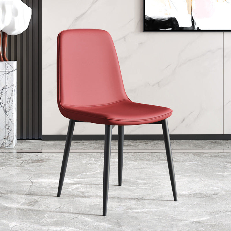 Metal Modern Contemporary Kitchen Chair Dining Room Side Parsons Chair