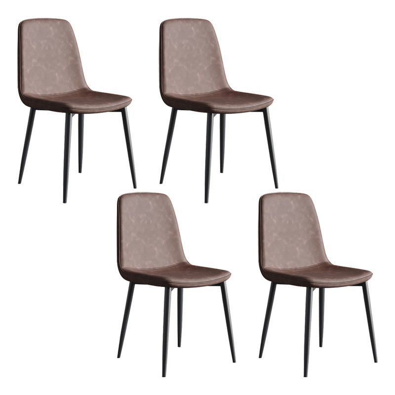 Metal Modern Contemporary Kitchen Chair Dining Room Side Parsons Chair