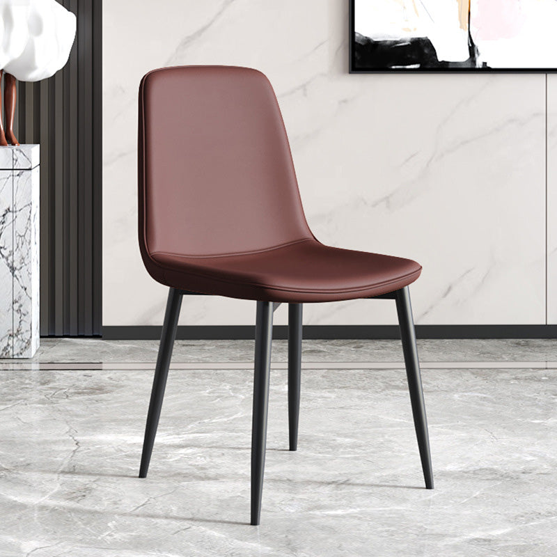 Metal Modern Contemporary Kitchen Chair Dining Room Side Parsons Chair