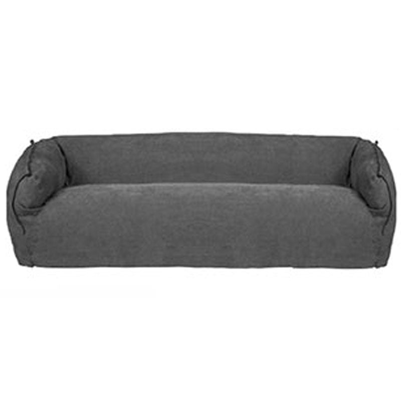 Velvet Pillow Top Arm Sofa 38.5"W with Tight Back Stain Resistant Sofa