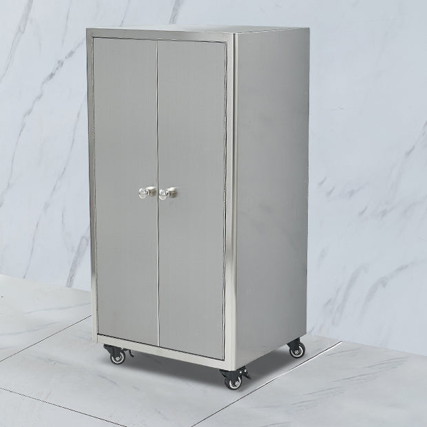 Stainless Steel Kitchen Sideboard Cabinet Modern Server Cabinet with Storage