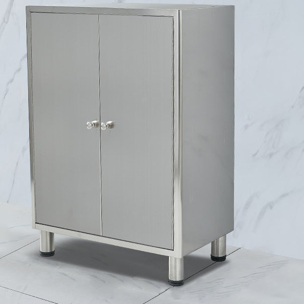 Stainless Steel Kitchen Sideboard Cabinet Modern Server Cabinet with Storage