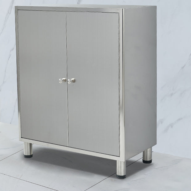 Stainless Steel Kitchen Sideboard Cabinet Modern Server Cabinet with Storage