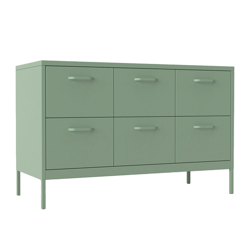 Iron Kitchen Sideboard Cabinet Modern Server Cabinet with Storage