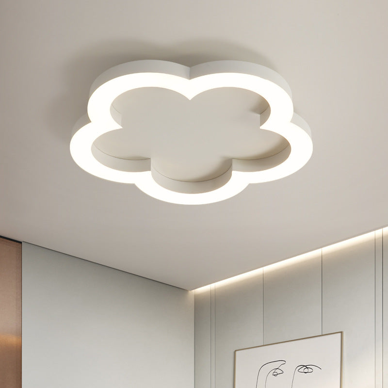 Metal Floral Ceiling Mounted Light Minimalist-Style LED Ceiling Light Fixture