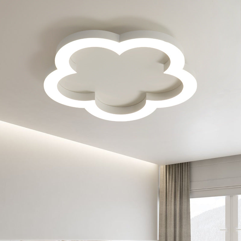 Metal Floral Ceiling Mounted Light Minimalist-Style LED Ceiling Light Fixture