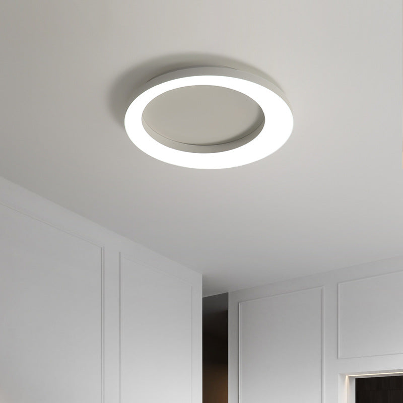 Simplicity Circle Ceiling Mounted Light Metal LED Bedroom Ceiling Flush Mount