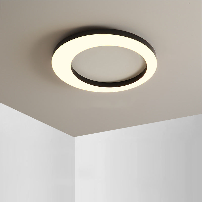 Simplicity Circle Ceiling Mounted Light Metal LED Bedroom Ceiling Flush Mount