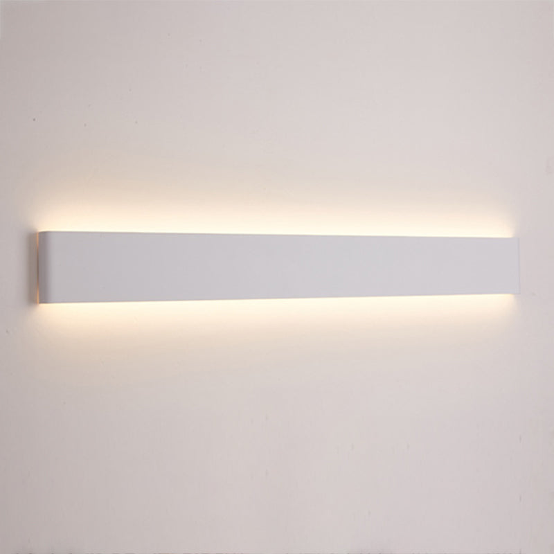 Square Shape Metal Wall Sconce Modern Style 1 Light Mirror Wall Mount Lighting