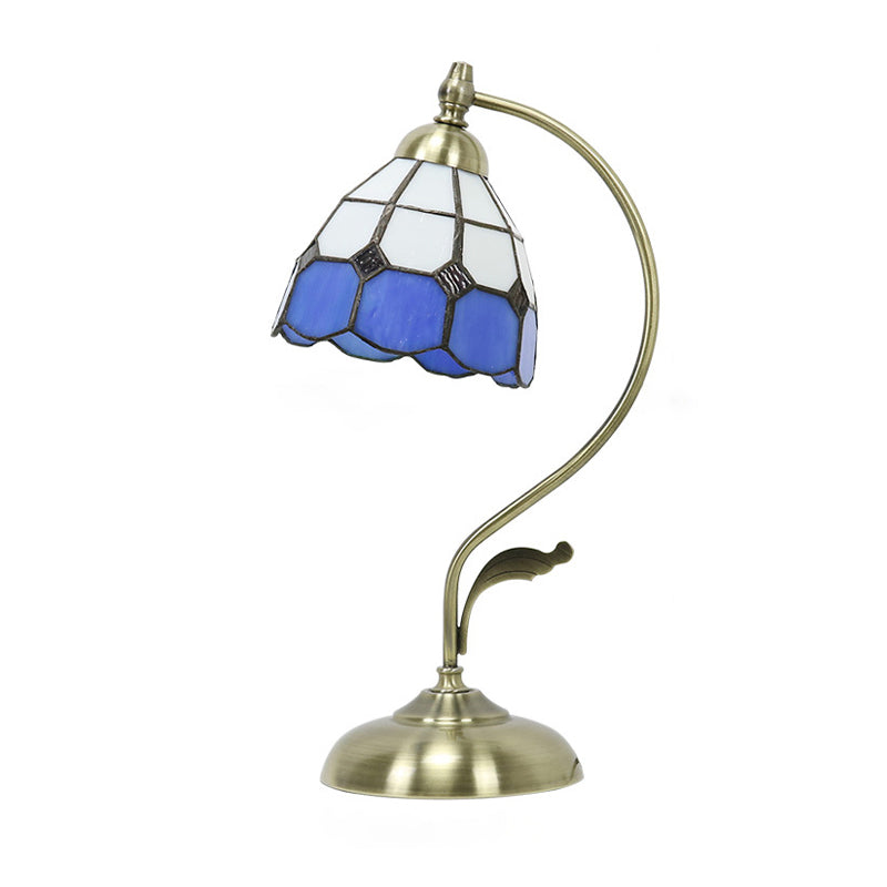 Tiffany Style Desk Light 1-Light Table Lamp Fixture for Bedroom