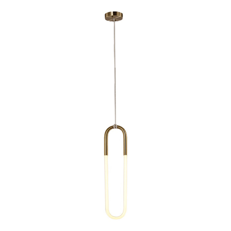 Linear Hanging Light Modern Style Pendent Lighting Fixture for Sitting Room