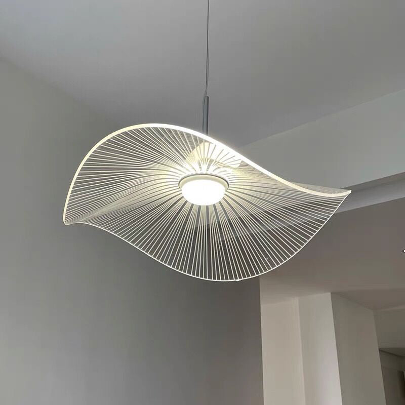 1 Light Unique Hanging Lighting Modern Style Metal Hanging Lamp for Bedroom