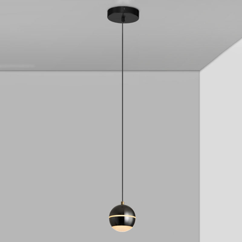 Contemporary Style Ball Pendant Lamp Metal Multi Lights Hanging Pendant Light