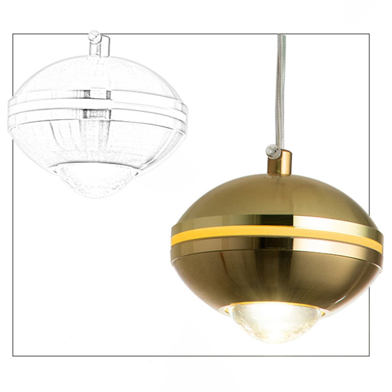 Contemporary Style Ball Pendant Lamp Metal Multi Lights Hanging Pendant Light