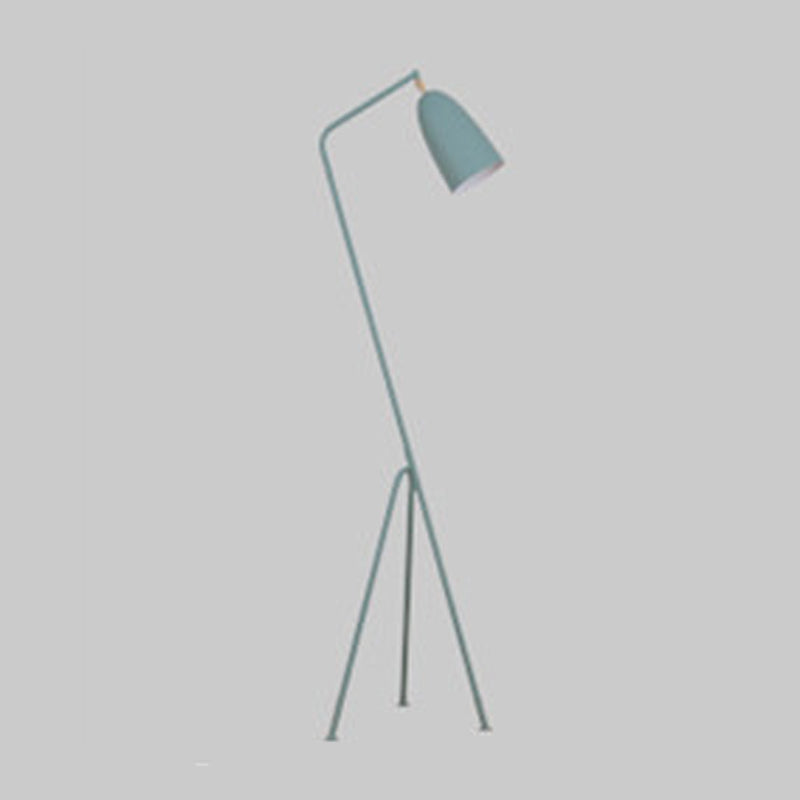 Modern Style Cone Shape Floor Lamp Metal 1 Light Adjustable Floor Lamp for Living Room