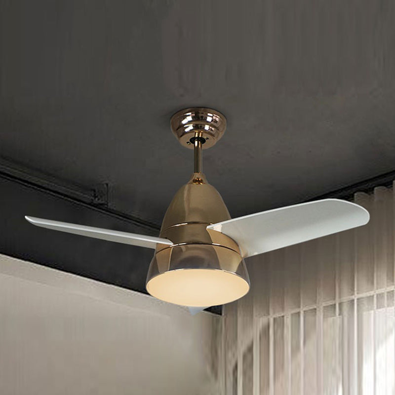 Metal Fan Ceiling Lights Modern Style 2 Lights Flush Mount Lamp