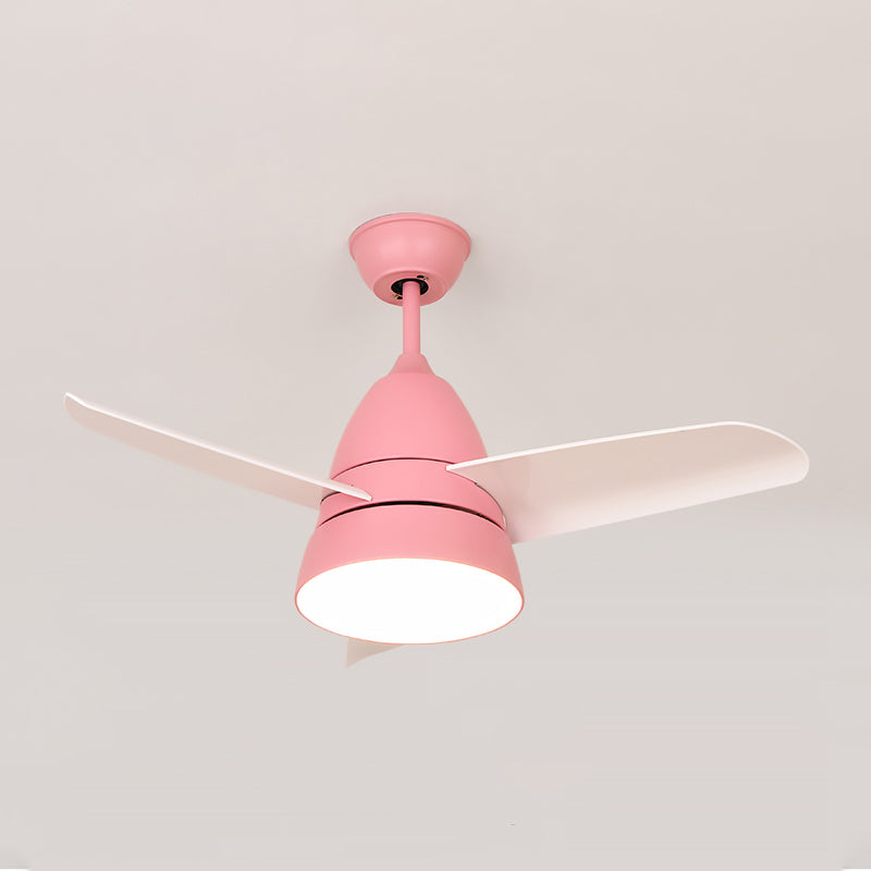 Metal Fan Ceiling Lights Modern Style 2 Lights Flush Mount Lamp