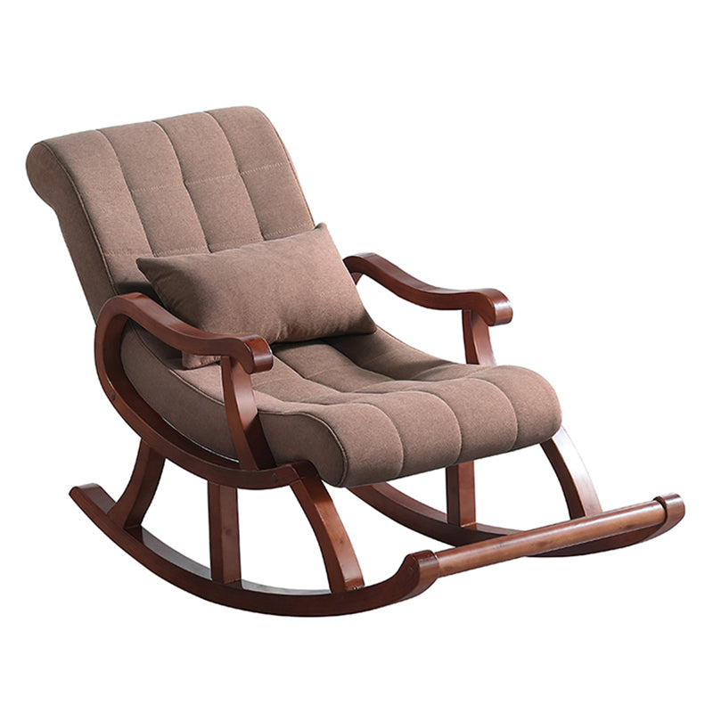 26.37" L x 49.21" W x 35.03" H Lounge Chair Solid Wood Accent Chair for Living Room