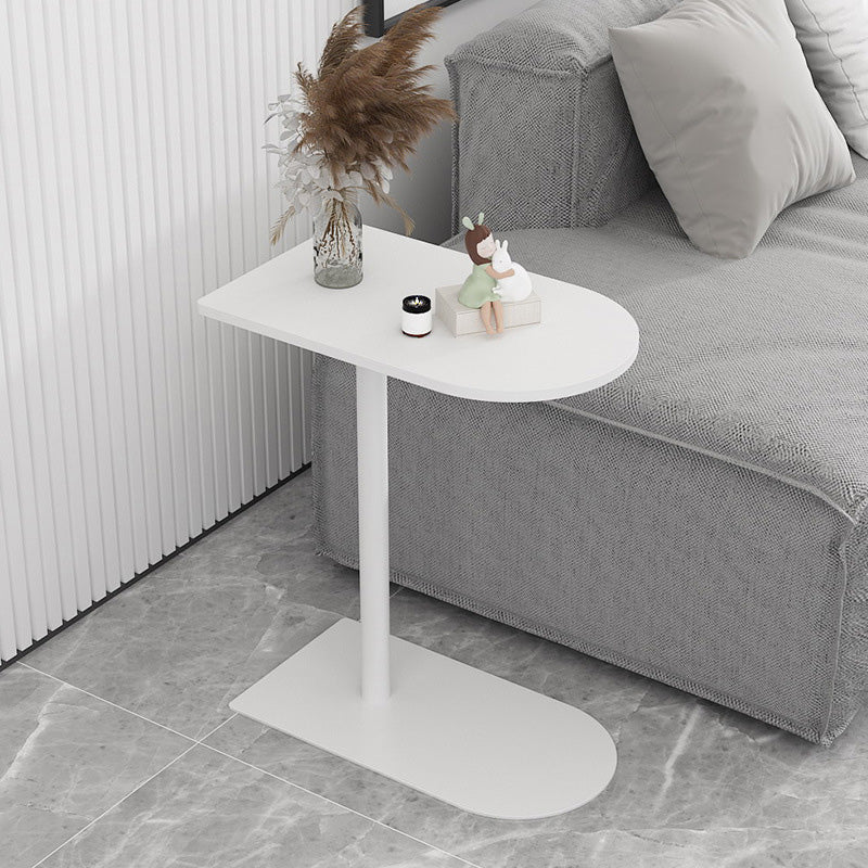 Modern Pedestal End Side Table Mental Sofa Side End Table for Living Room