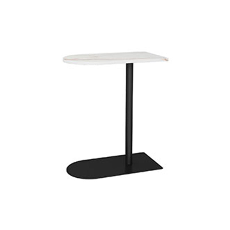 Modern Pedestal End Side Table Mental Sofa Side End Table for Living Room