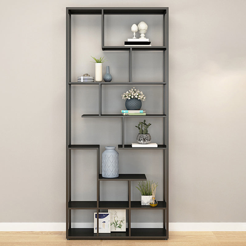 Metal Open Etagere Bookshelf Vertical Urban Bookcase for Living Room