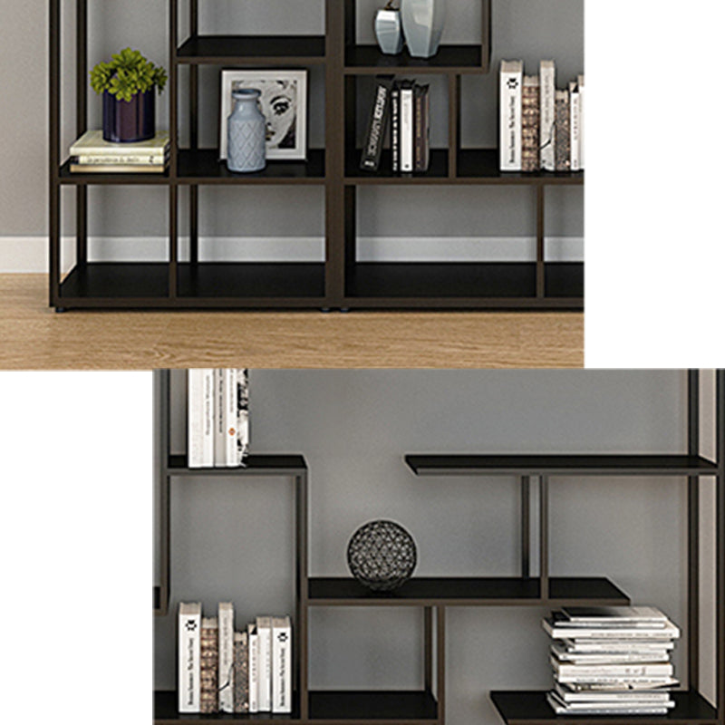 Metal Open Etagere Bookshelf Vertical Urban Bookcase for Living Room