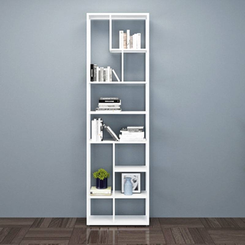 Metal Open Etagere Bookshelf Vertical Urban Bookcase for Living Room