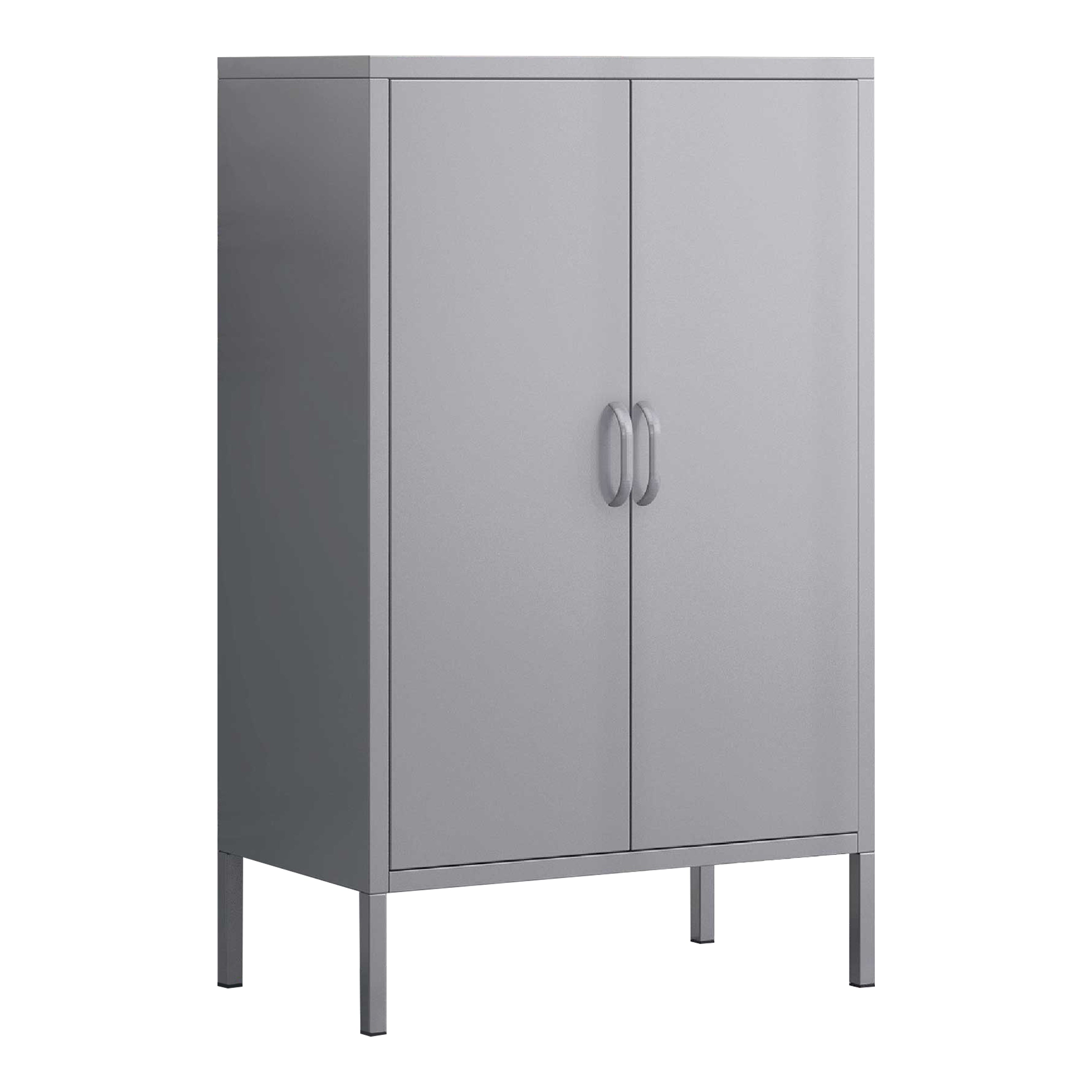 Steel Living Room Sideboard Cabinet Modern Server Cabinet with Storage