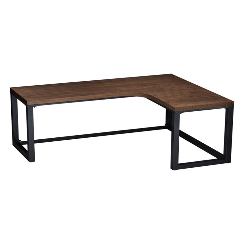 Home Office Writing Table L-Shaped Modern Solid Wood Work Desk