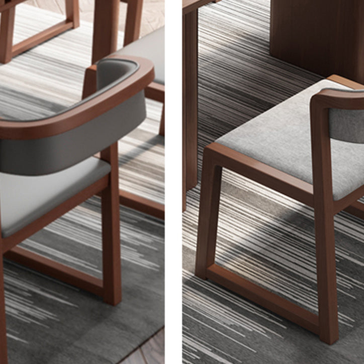 Modern Style Dining Chairs Solid Wood Side Chairs for Dining Room