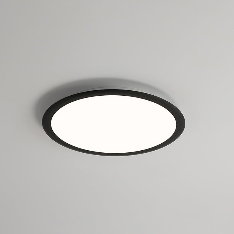 Metal Circle Ceiling Fixture Minimalist Style LED Ceiling Lighting