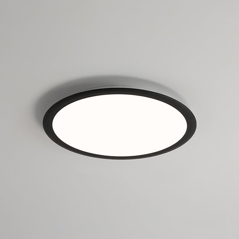 Metal Circle Ceiling Fixture Minimalist Style LED Ceiling Lighting