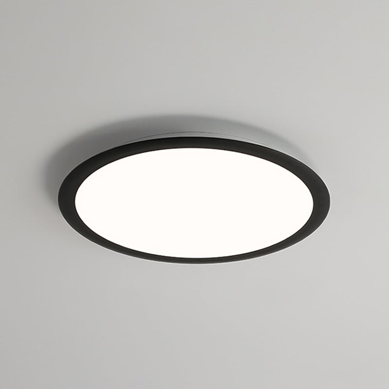 Metal Circle Ceiling Fixture Minimalist Style LED Ceiling Lighting