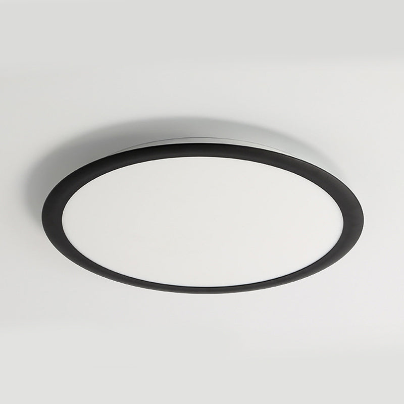 Metal Circle Ceiling Fixture Minimalist Style LED Ceiling Lighting