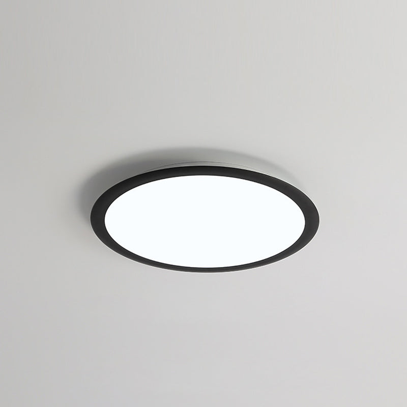 Metal Circle Ceiling Fixture Minimalist Style LED Ceiling Lighting