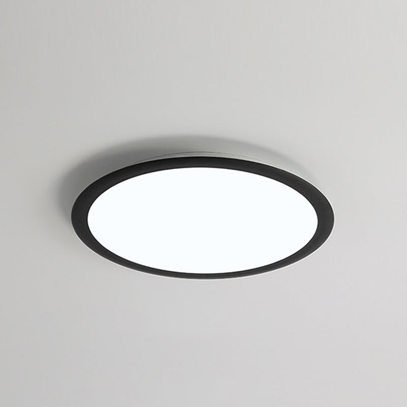 Metal Circle Ceiling Fixture Minimalist Style LED Ceiling Lighting