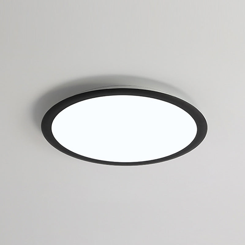 Metal Circle Ceiling Fixture Minimalist Style LED Ceiling Lighting