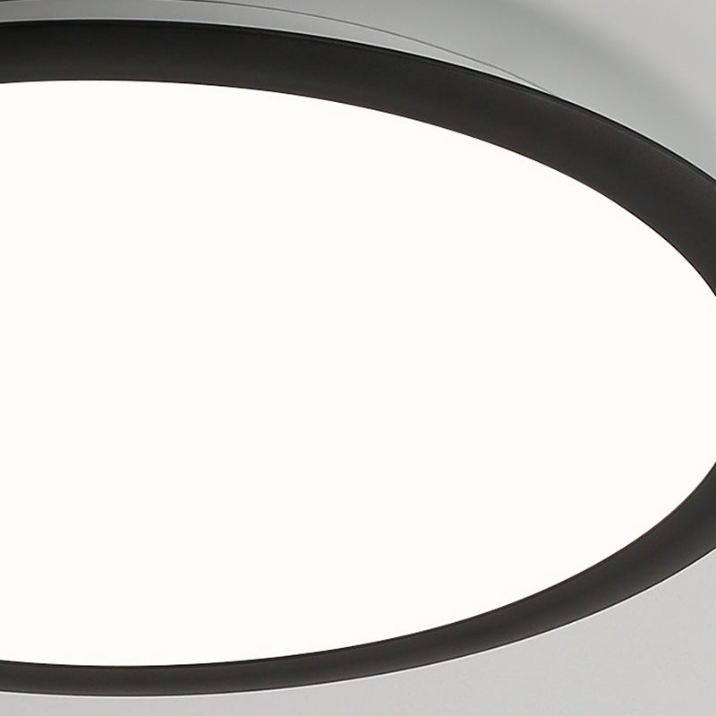 Metal Circle Ceiling Fixture Minimalist Style LED Ceiling Lighting