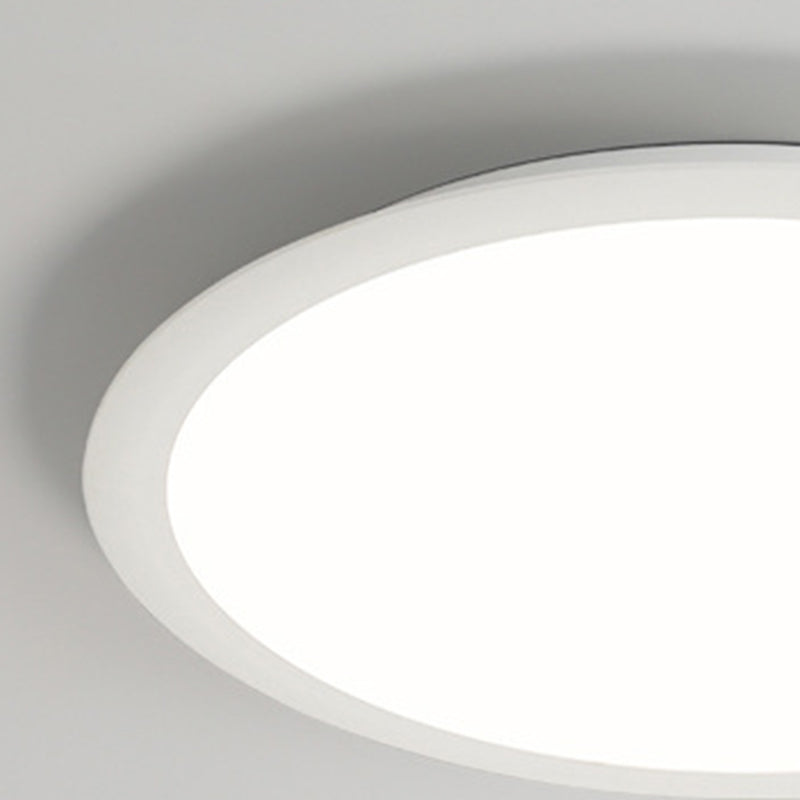 Metal Circle Ceiling Fixture Minimalist Style LED Ceiling Lighting