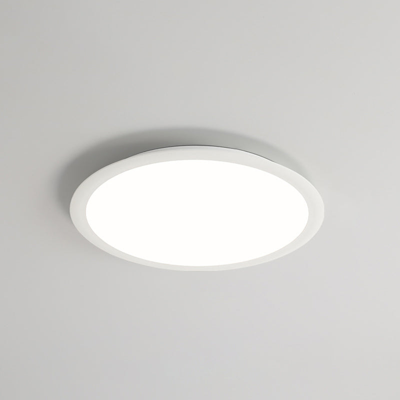 Metal Circle Ceiling Fixture Minimalist Style LED Ceiling Lighting