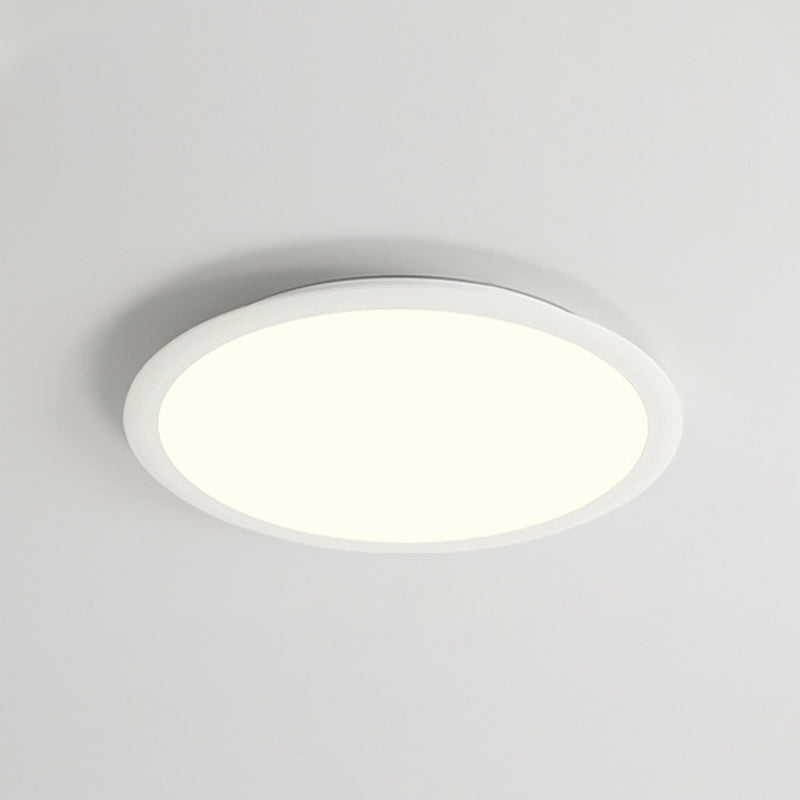 Metal Circle Ceiling Fixture Minimalist Style LED Ceiling Lighting