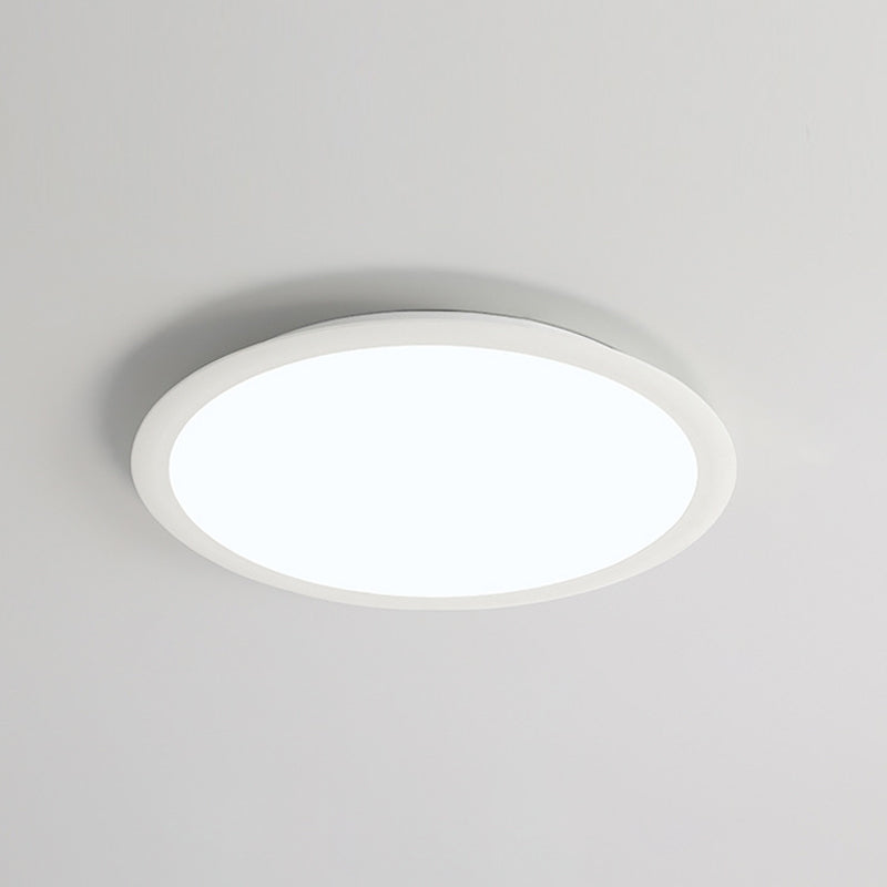 Metal Circle Ceiling Fixture Minimalist Style LED Ceiling Lighting