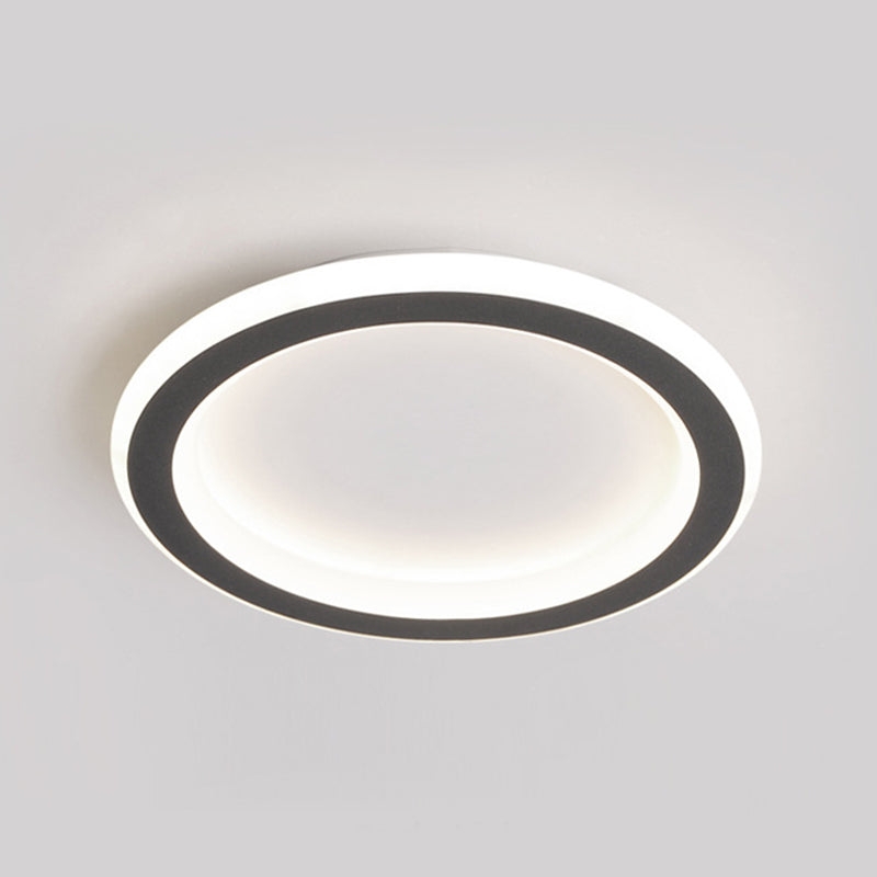 Circle Aluminum Ceiling Mounted Fixture Nordic LED Close to Ceiling Lamp