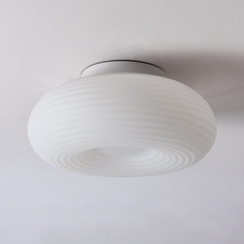 Modern Style Geometry Shade Ceiling Lamp Plastic 1 Headed Ceiling Lighting for Restaurant