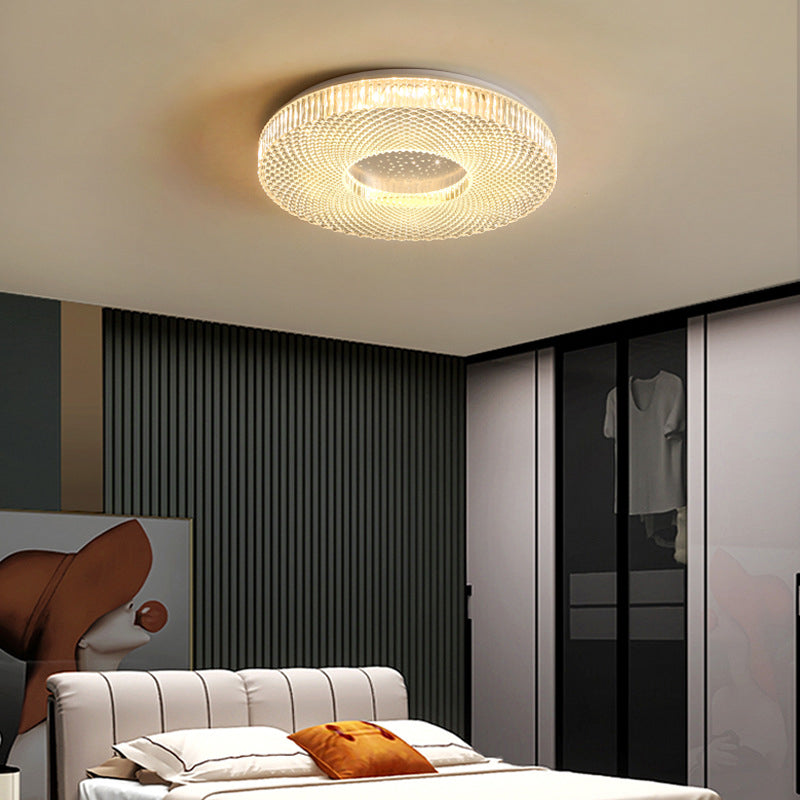 Modern Style Geometry Shade Ceiling Lamp Metal 1 Headed Ceiling Lighting for Restaurant